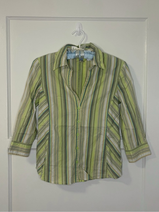 Old Navy Tops - Old Navy Vintage Striped Button Up Shirt